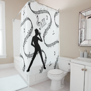 All that Jazz Dance Shower Curtain