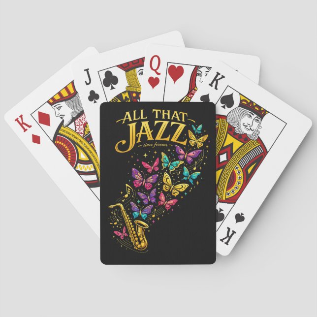 All That Jazz Poker Cards (Back)