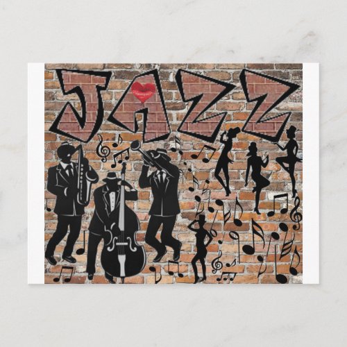 ALL THAT JAZZ POSTCARD