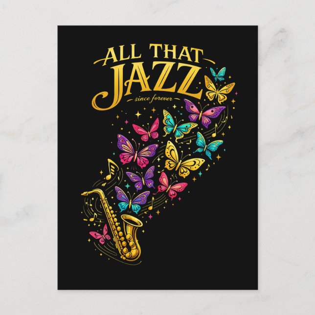 All That Jazz Postcard (Front)