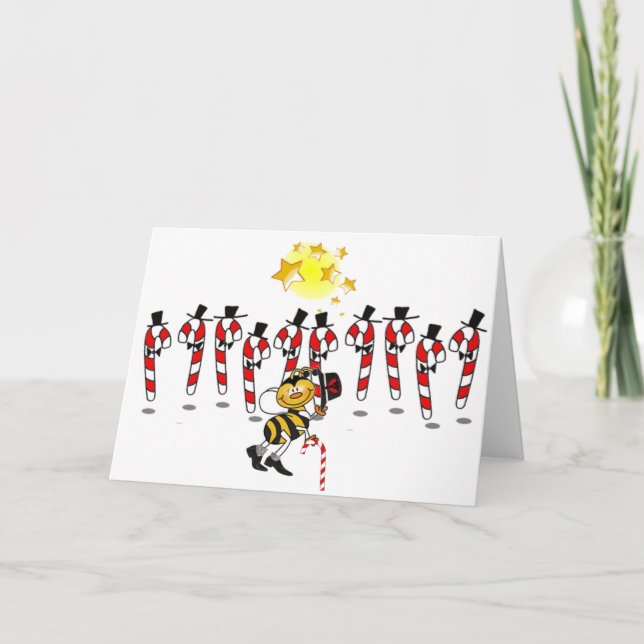 All That Jazzy Bee Holiday Card (Front)