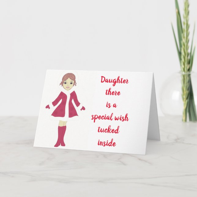 ALL THAT MAKES YOU HAPPY **DAUGHTER** CARD (Front)