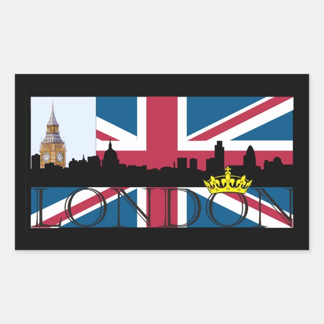 All That's London Rectangular Sticker (Front)