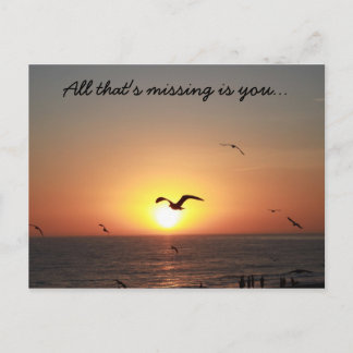 All that's missing is you... postcard