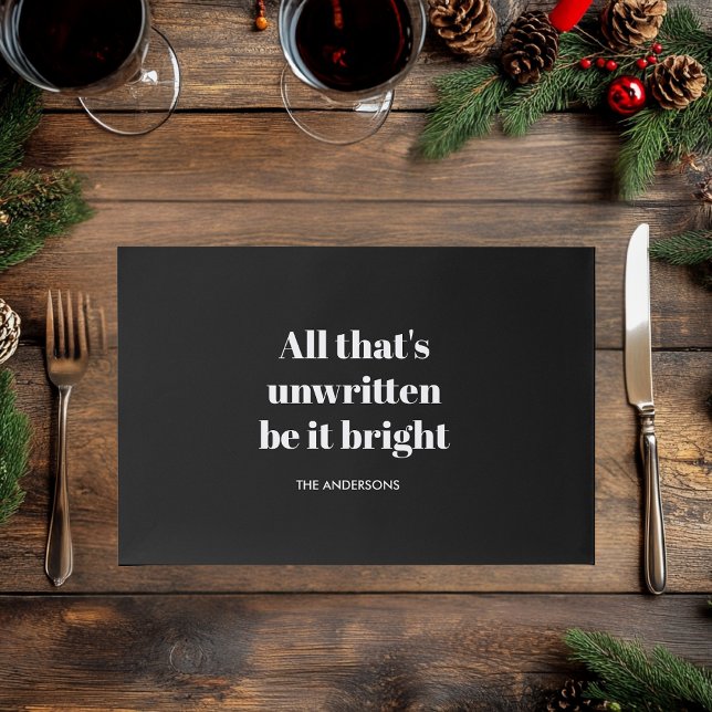 "All That's Unwritten Be It Bright Black and White Paper Pad (Creator Uploaded)