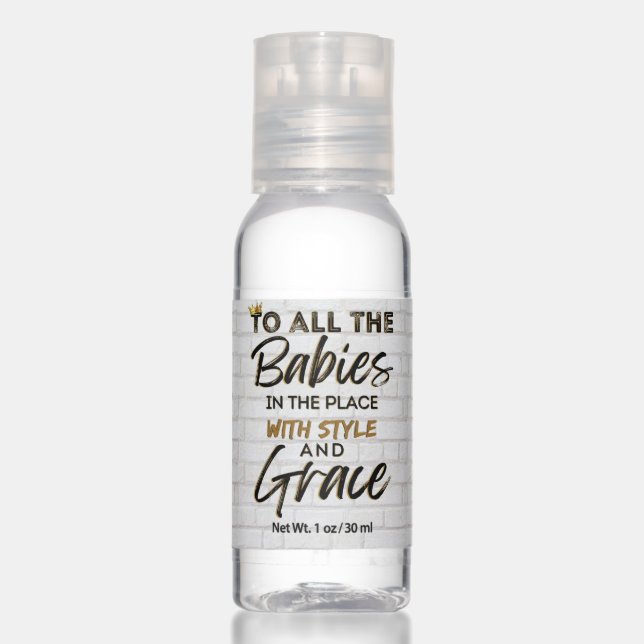 All the Babies in the Place w/Style & Grace Retro Hand Sanitizer (Front)