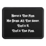 All The Beer Funny Trailer Hitch Cover at Zazzle