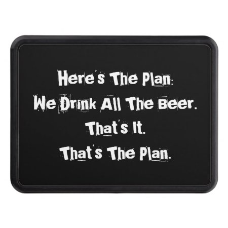 All The Beer Funny Trailer Hitch Cover