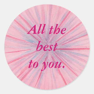 All the best to you, encouragement stickers