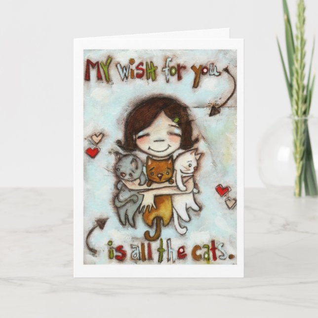 All the Cats - Birthday Card (Front)