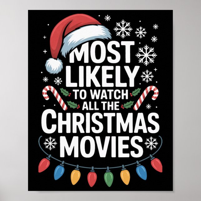 All The Christmas Movies Most Likely To Watch Holi Poster (Front)