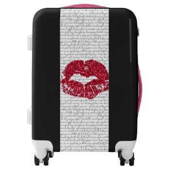 All The Colors Lipstick Luggage by TheLipstickLady at Zazzle