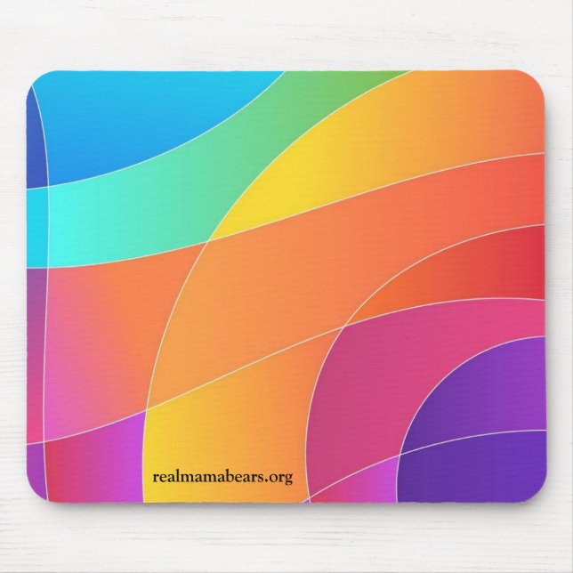 All the colors of the rainbow Mouse Pad (Front)