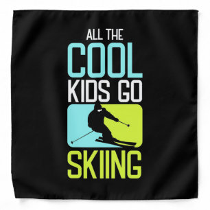 All The Cool Kids Go Skiing Bandana