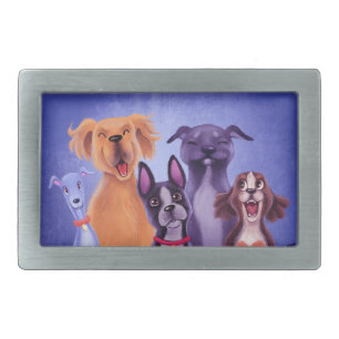 All The Dogs Belt Buckle
