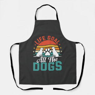 All The Dogs Retro Dog Lover Apron