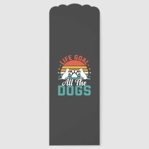 All The Dogs Retro Dog Lover Bookmarks