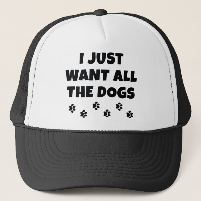 All The Dogs Trucker Hat (Front)