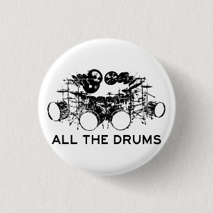 All The Drums Drummer Button