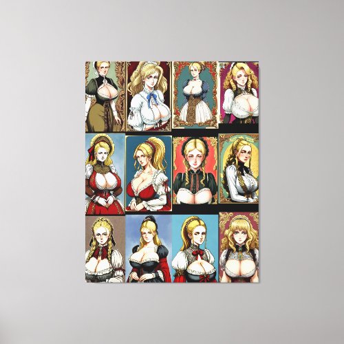 All the Faire Maidens Canvas Print