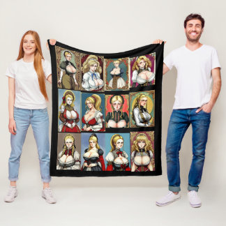 All the Faire Maidens Fleece Blanket