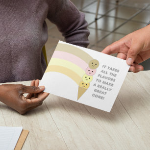 All the Flavors Inspirational Post Card