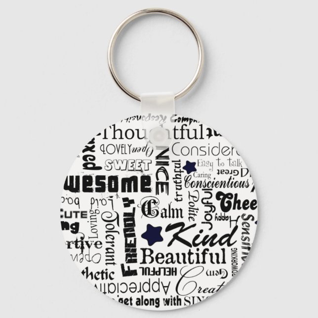 All the Good Things About You Keychain (Front)