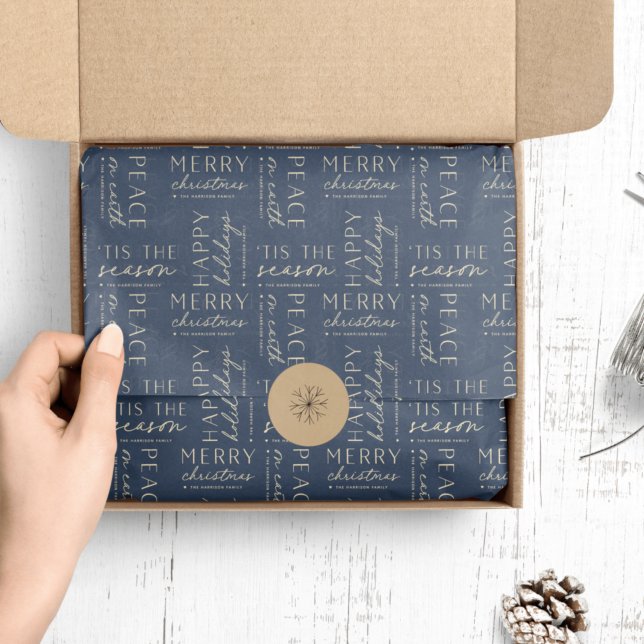 All The Holiday Wishes Personalized Tissue Paper (Creator Uploaded)