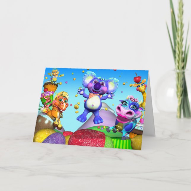 All The Little Raindrops Note Card (Front)