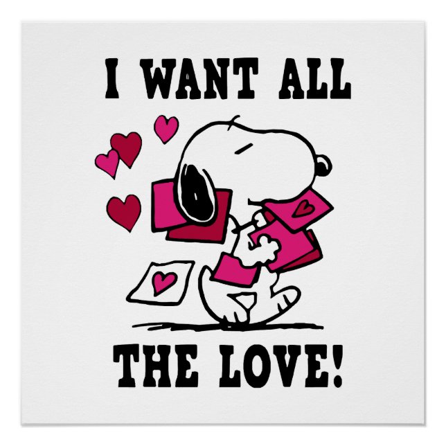 All The Love Valentine Poster (Front)