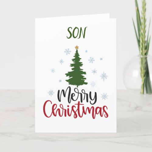 ALL THE MEMORIES OF YOU AT CHRISTMAS SON HOLIDAY CARD