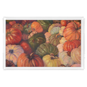 All the Pretty Pumpkins Acrylic Serving Tray