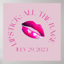 All The Rage National Lipstick Day 2023 pink lipst