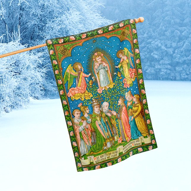 All the Saints Adore Thee (VVP OO2) w/Text House Flag (Creator Uploaded)
