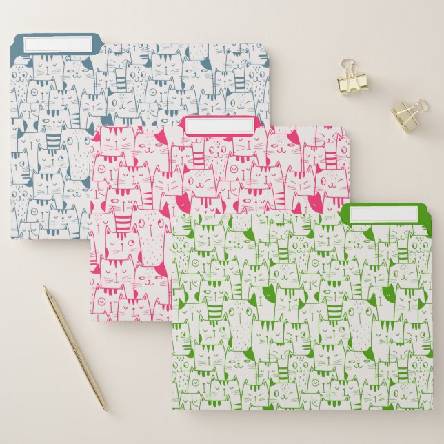 All the Silly Cats File Folder (Set)
