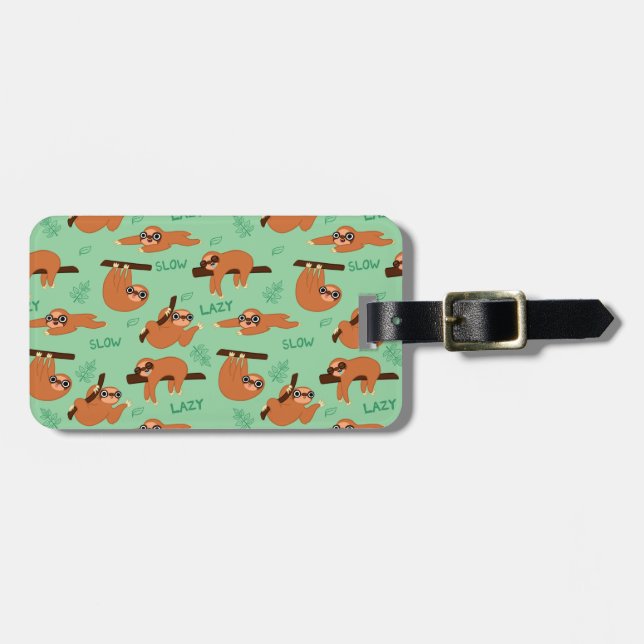 all the sloths luggage tag (Front Horizontal)