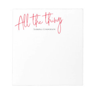 All the things script notepad