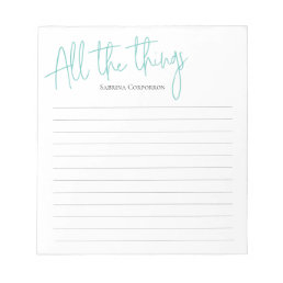 All the things script notepad