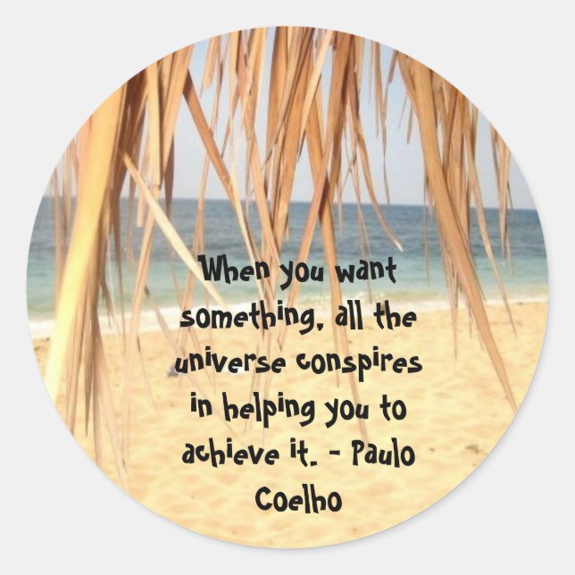 All The Universe Conspires Sticker (Front)