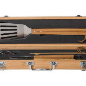 All the Walks Thoughtful Wooden Barbecue Tools (Open)