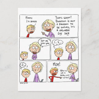 All the wisdom - not the skills postcard