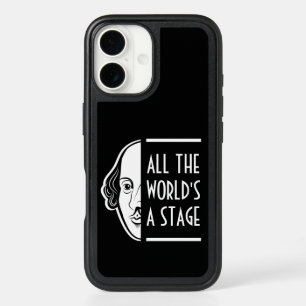 All The World's A Stage Shakespeare Quote Thespian iPhone 16 Case