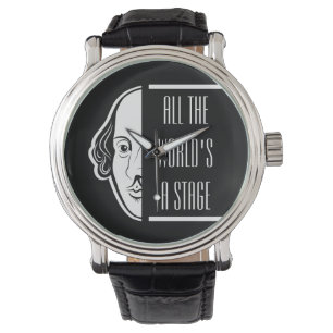 All The World's A Stage Shakespeare Quote Thespian Watch