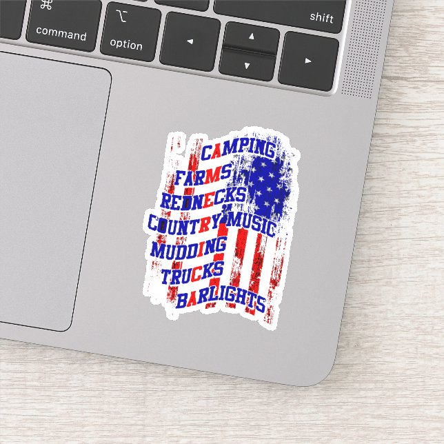 All Things America Sticker (Detail)