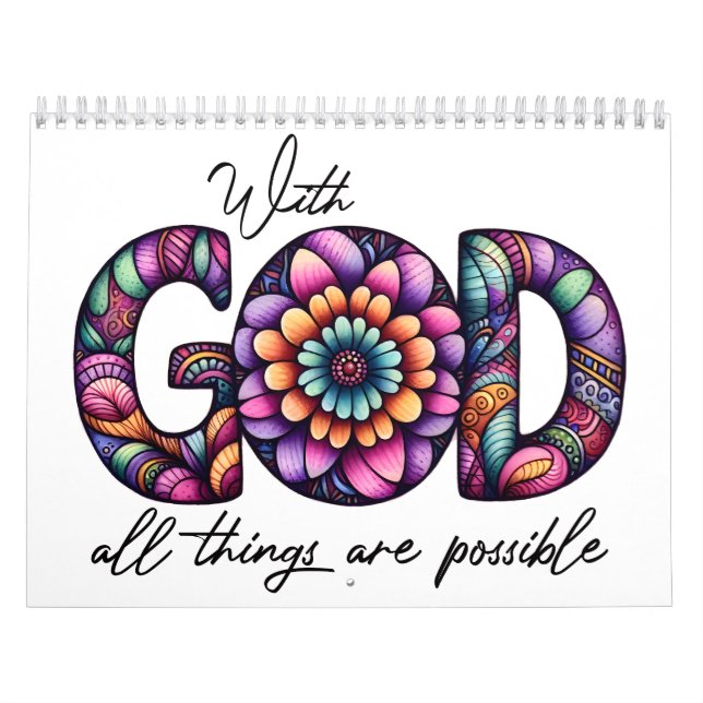 All Things Are Possible!  Calendar