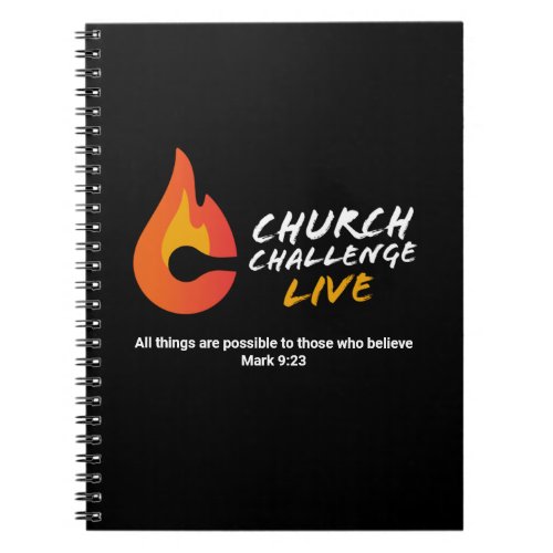 ALL THINGS ARE POSSIBLE Church Challenge Notebook