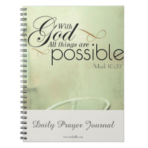 All Things Are Possible with God Journal