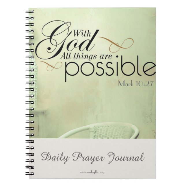 All Things Are Possible with God Journal (Front)