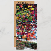 All Things Bright and Beautiful Bookmark (Front/Back)