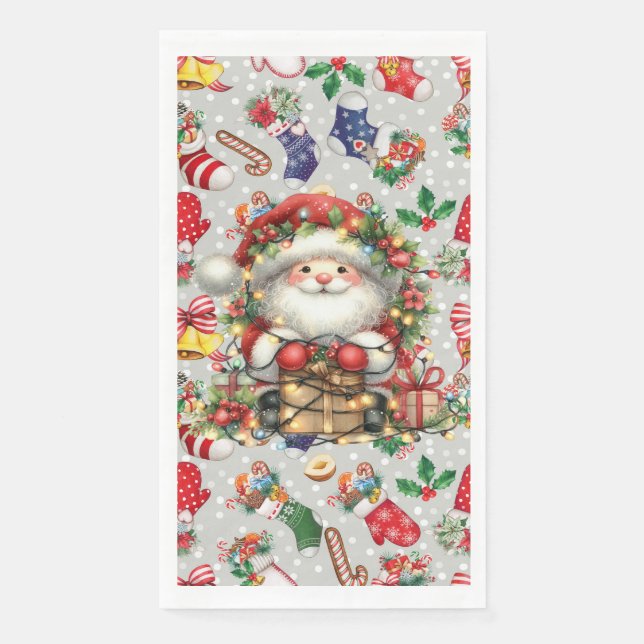 All Things Christmas Paper Guest Towels (Front)